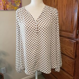 Pleione long-sleeved dress blouse L